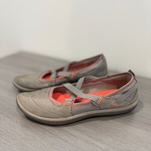 Clarks Clarks Aria Flat Soft Cushion Mary Jane Casual Slip On Women's Shoe (8.5)